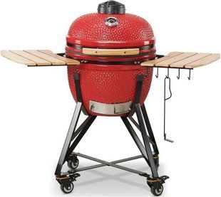 Гриль угольный мобильный Kamado Bono Media Red 604457 фото