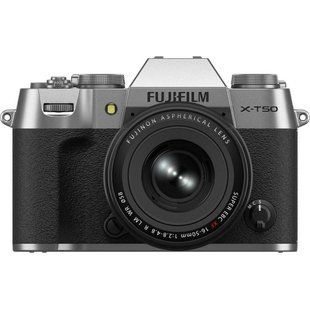 беззеркальный фотоаппарат Fujifilm X-T50 kit 16-50mm f/2,8-4,8R LM WR Silver (16828569) 004226 фото