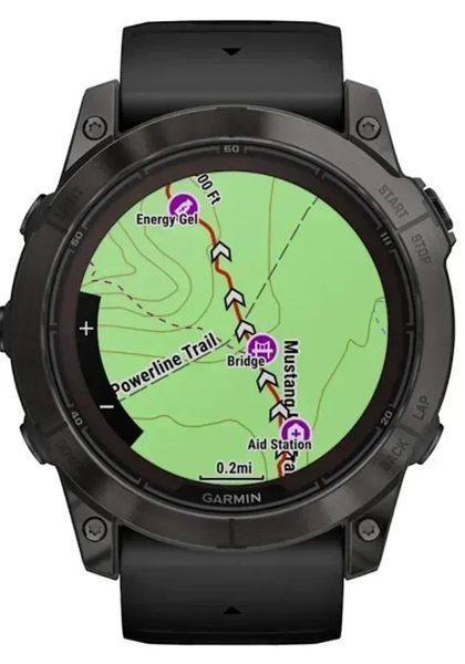 Смарт-часы Garmin Fenix 7X Pro Sapphire Solar Carbon G. DLC Tit. with Black Band (010-02778-10/11/54) 613050 фото