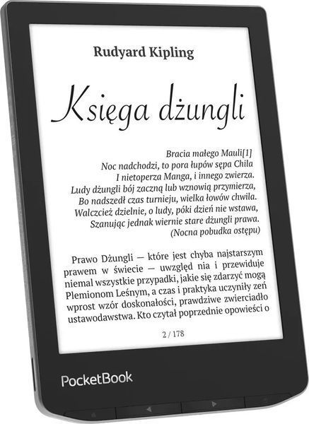 Електронна книга з підсвічуванням PocketBook 629 Verse Mist Grey (PB629-M-CIS, PB629-M-WW) 557235ua фото