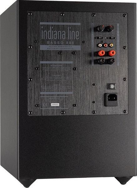 Сабвуфер INDIANA LINE Basso 880 Чорний 2100695 фото