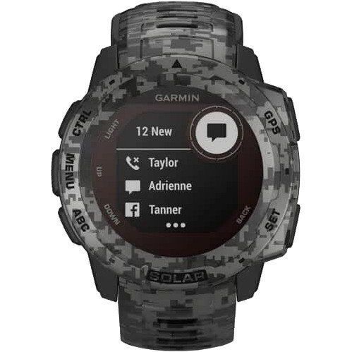 Смарт-годинник Garmin Instinct Solar Graphite Camo (010-02293-05/010-02293-15) 035097 фото