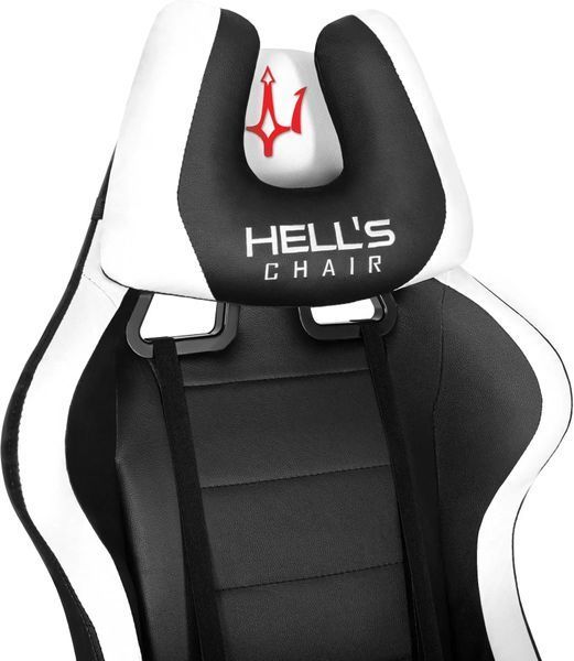 Компьютерное кресло для геймера Hell's U-Warrior Skin Black/White 606540 фото