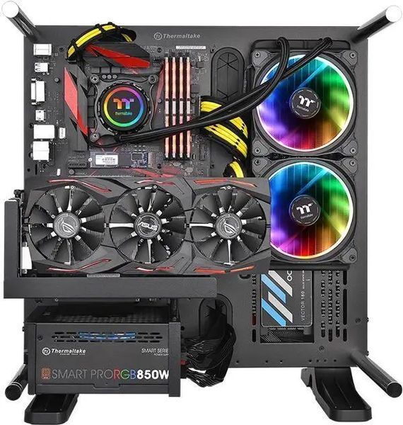 Водяное охлаждение Thermaltake Floe Riing RGB 280 TT Premium Edition (CL-W167-PL14SW-A) 013223 фото