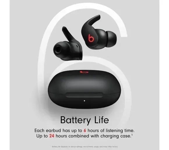 Наушники TWS ("полностью беспроводные") Beats by Dr. Dre Fit Pro Beats Black (MK2F3) 361811ua фото