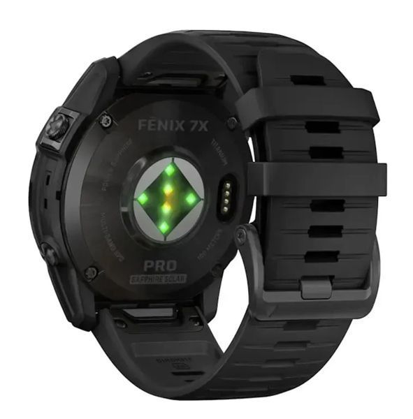 Смарт-часы Garmin Fenix 7X Pro Sapphire Solar Carbon G. DLC Tit. with Black Band (010-02778-10/11/54) 613050 фото