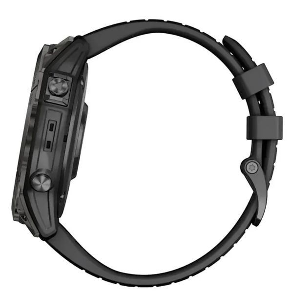 Смарт-часы Garmin Fenix 7X Pro Sapphire Solar Carbon G. DLC Tit. with Black Band (010-02778-10/11/54) 613050 фото