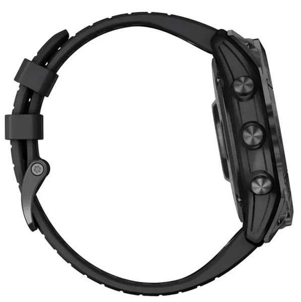 Смарт-часы Garmin Fenix 7X Pro Sapphire Solar Carbon G. DLC Tit. with Black Band (010-02778-10/11/54) 613050 фото