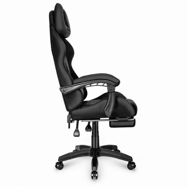 Компьютерное кресло для геймера Hell's HC-1039 Black Fabric 018576 фото