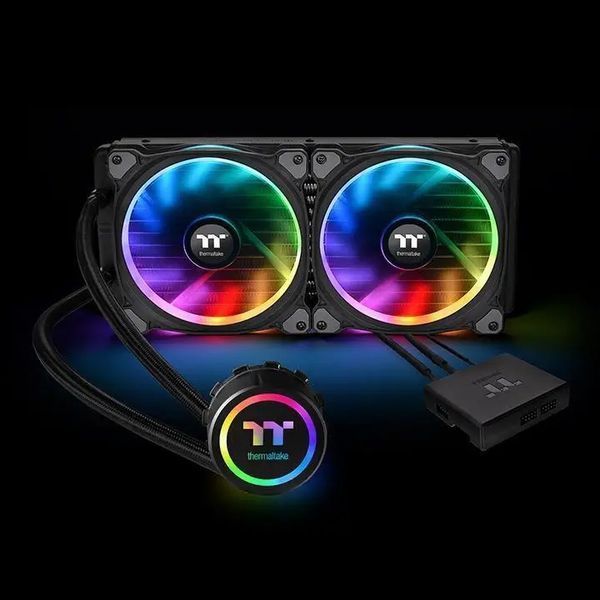 Водяное охлаждение Thermaltake Floe Riing RGB 280 TT Premium Edition (CL-W167-PL14SW-A) 013223 фото