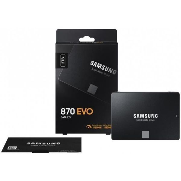 SSD накопичувач Samsung 870 EVO 2 TB (MZ-77E2T0B/EU) 001978 фото