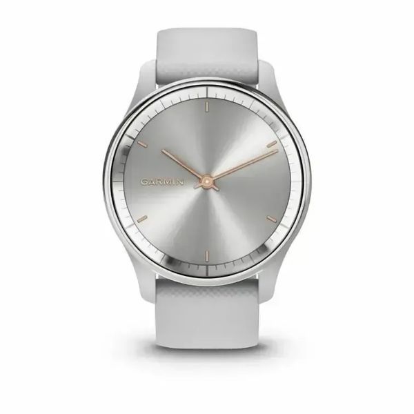 Смарт-годинник Garmin Vivomove Trend Silver S. Steel Bezel w. Mist Gray Case and S. Band (010-02665-03) 612688 фото