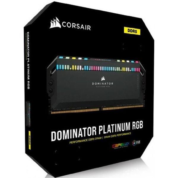 Память для настольных компьютеров Corsair 32GB (2x16GB) DDR5 6000MHz Dominator Platinum RGB (CMT32GX5M2X6000C36) 027591 фото