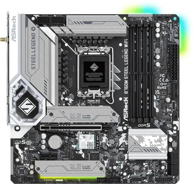 Материнська плата ASRock B760M Steel Legend WiFi 463227 фото