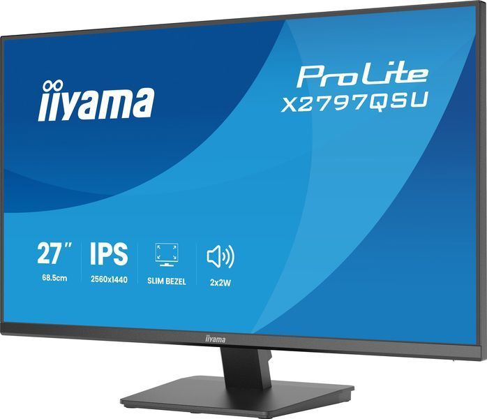 Монитор IIYAMA ProLite X2797QSU-B1 27" 2560x1440px IPS 1 ms [MPRT] 2123394 фото