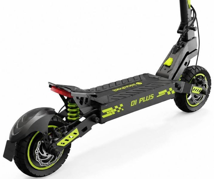 Електросамокат ISINWHEEL D1 Plus 20 км/год 1200W Амортизація 10" Чорний 2131391 фото