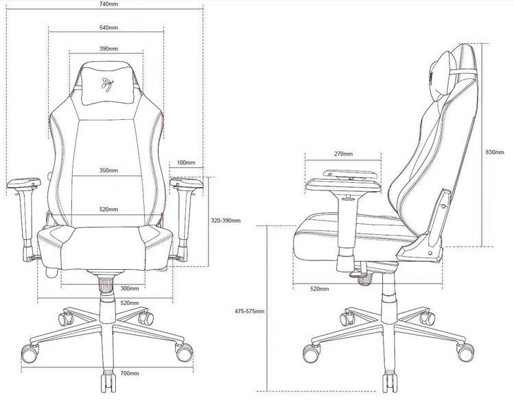 Компьютерное кресло для геймера Arozzi Primo PU Black 018848 фото