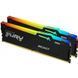 Память для настольных компьютеров Kingston FURY 32 GB (2x16GB) DDR5 6000 MHz FURY Beast RGB (KF560C36BBEAK2-32) 033761 фото 1