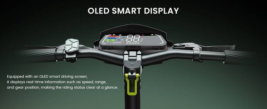 Електросамокат ISINWHEEL D1 Plus 20 км/год 1200W Амортизація 10" Чорний 2131391 фото