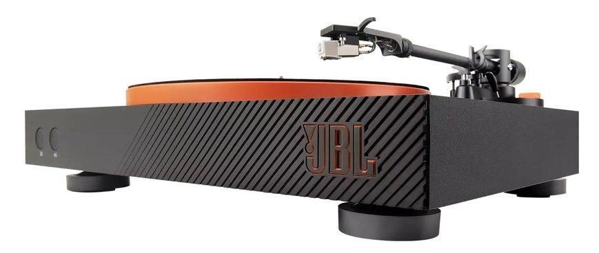 Проигрыватель винила JBL Spinner BT черно-оранжевый, ручной, ременной привод, Bluetooth aptX HD, скорость 33 1/3, 45 об/мин 630815 фото