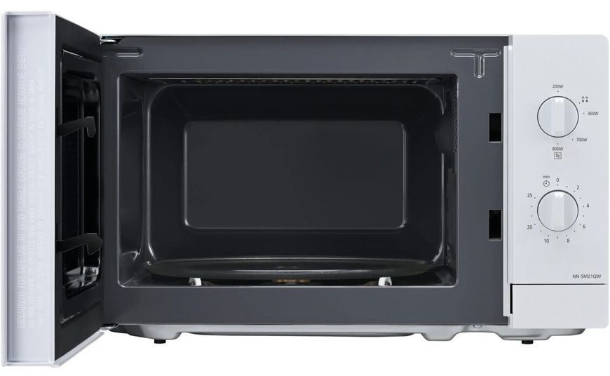 Мікрохвильова піч PANASONIC NN-SM21QWEPG 800 Вт діаметр 25.5 см об'єм 20 л біла 2084915 фото