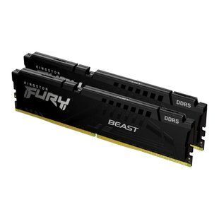 Пам'ять для настільних комп'ютерів Kingston Fury 64 GB (2x32GB) DDR5 5600 MHz Beast Black Expo (KF556C36BBEK2-64) 033139 фото