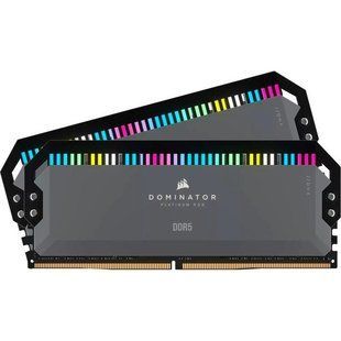 Пам'ять для настільних комп'ютерів Corsair 32 GB (2x16GB) DDR5 6000 MHz Dominator Platinum RGB AMD EXPO (CMT32GX5M2D6000Z36) 027592 фото