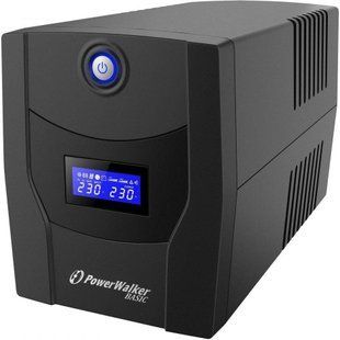 Лінійно-інтерактивний ДБЖ PowerWalker VI 1500 STL (10121076) 020212 фото