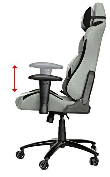 Игровое кресло E-BLUE Red Fighter C3 Серо-черный 551459 фото