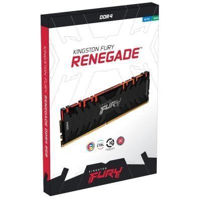 Пам'ять для настільних комп'ютерів Kingston FURY 16 GB (2x8GB) DDR4 4600 MHz Renegade RGB (KF446C19RBAK2/16) 033946 фото