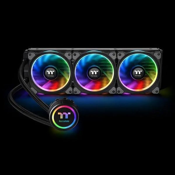 Водяное охлаждение Thermaltake Floe Riing RGB 360 TT Premium Edition (CL-W158-PL12SW-A) 013224 фото