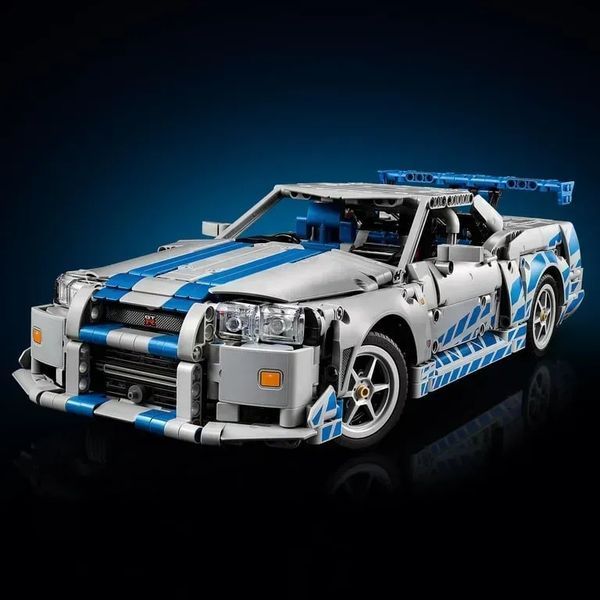 Авто-конструктор LEGO Technic Подвійний форсаж Nissan Skyline GT-R (R34) (42210) 613405 фото