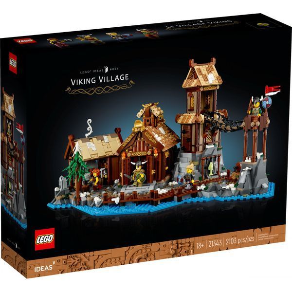 Блоковый конструктор LEGO Деревня викингов (21343) 009543 фото