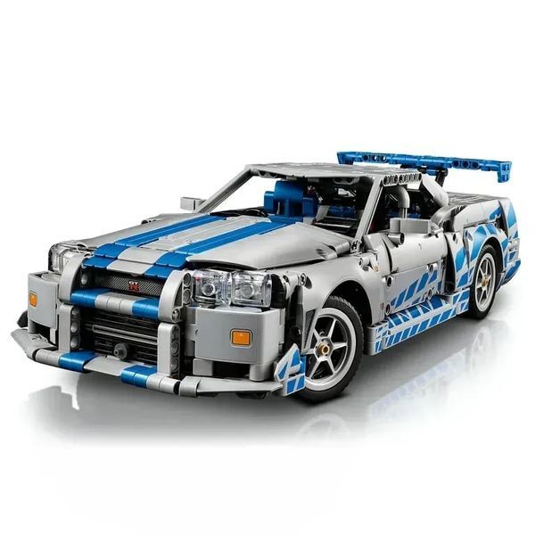 Авто-конструктор LEGO Technic Подвійний форсаж Nissan Skyline GT-R (R34) (42210) 613405 фото