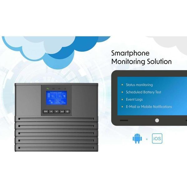 ДБЖ безперервної дії (Online) PowerWalker VFI 3000 ICT IoT 3000W LCD (10122195) 010147 фото