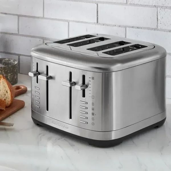 Тостер KitchenAid 4-Slot Toaster 5KMT4109 Brushed Stainless (5KMT4109ESX) 611269 фото