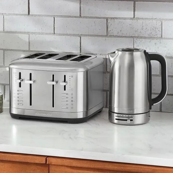 Тостер KitchenAid 4-Slot Toaster 5KMT4109 Brushed Stainless (5KMT4109ESX) 611269 фото