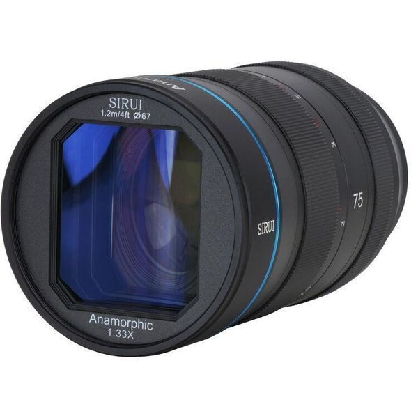 Анаморфний об'єктив Sirui 75mm f/1.8 Anamorphic 1,33x E-Mount (SR75-MFT) 004130 фото