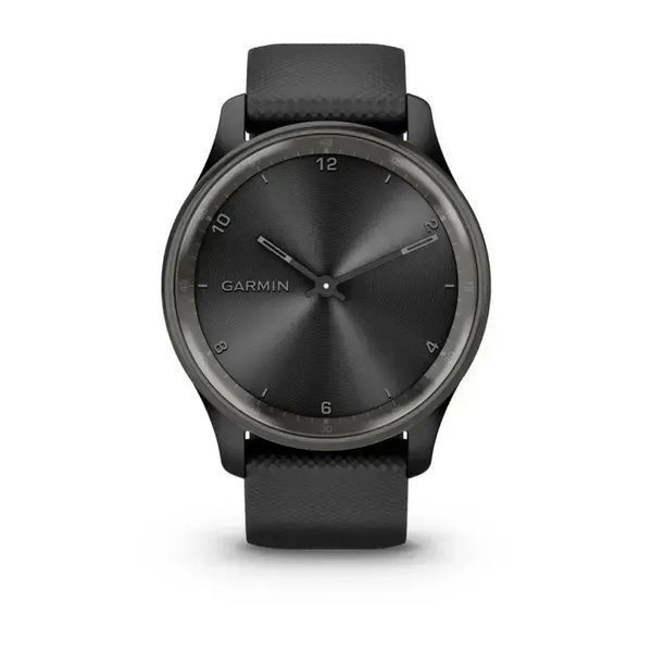 Смарт-годинник Garmin Vivomove Trend Slate S. Steel Bezel with Black Case and S. Band (010-02665-00) 612689 фото