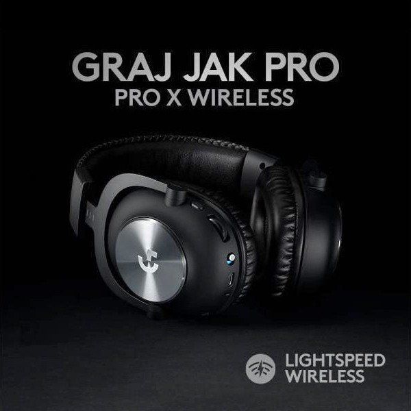 Навушники з мікрофоном Logitech G PRO X Wireless LIGHTSPEED Black (981-000907) 029560 фото