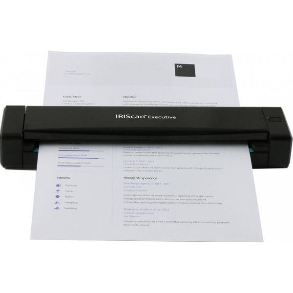 Протяжний сканер Canon IRIScan Executive 4 Black (458737) 038226 фото