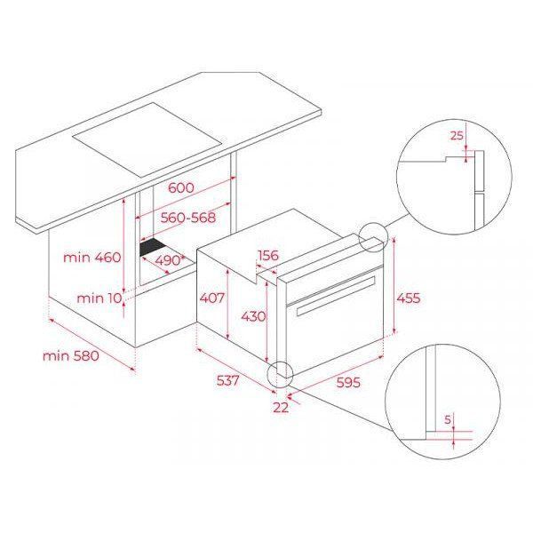 Духовка электрическая Teka HLC 8440 C ST (111160006) 012062 фото