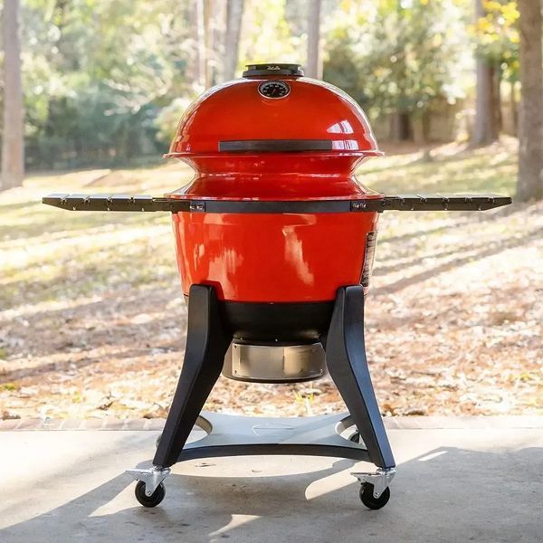 Гриль угольный мобильный Kamado Joe Red 604458 фото