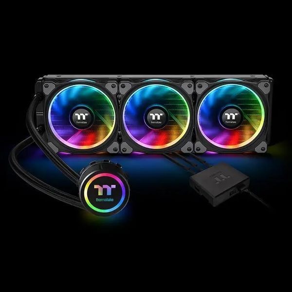 Водяное охлаждение Thermaltake Floe Riing RGB 360 TT Premium Edition (CL-W158-PL12SW-A) 013224 фото