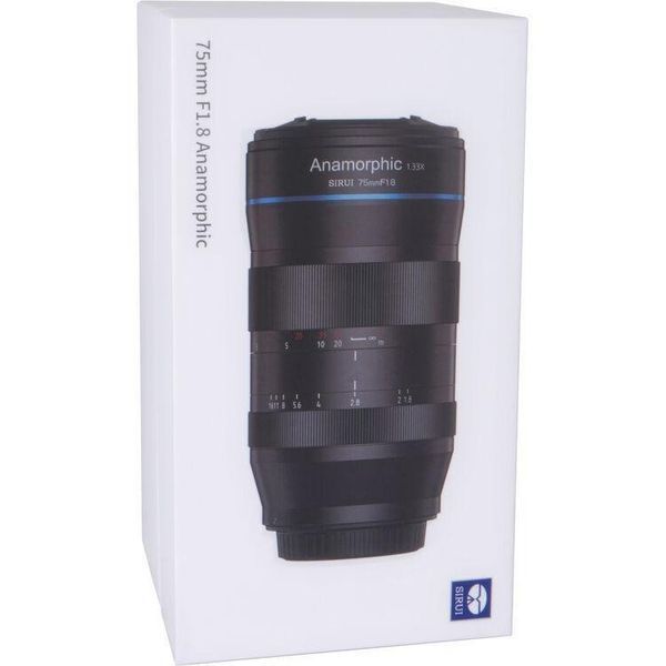 Анаморфний об'єктив Sirui 75mm f/1.8 Anamorphic 1,33x E-Mount (SR75-MFT) 004130 фото