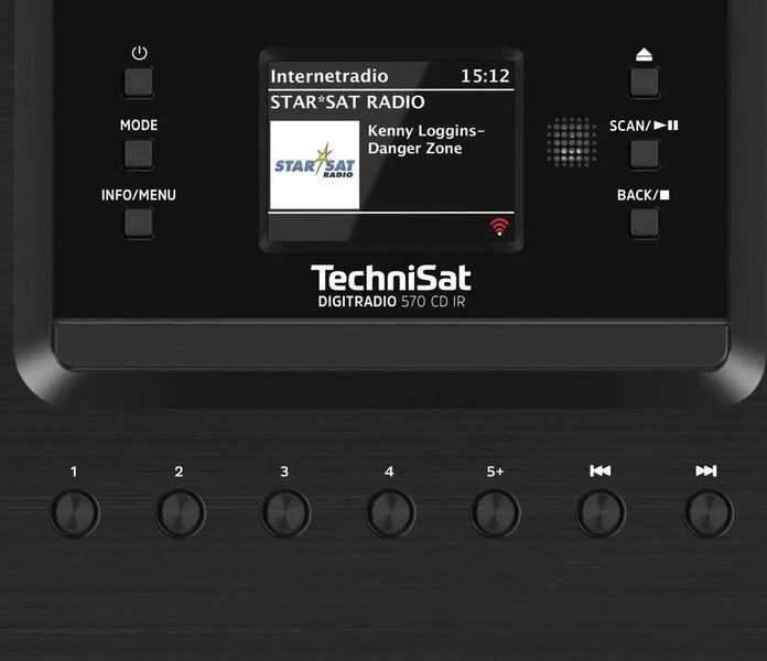 Радиоприемник TechniSat DigitRadio 570 CD IR Black 039140 фото