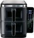 Фритюрница без масла Air Fryer ALPINA XXL 2800W 11L с двойной корзиной, программатор, таймер 2097782 фото 2