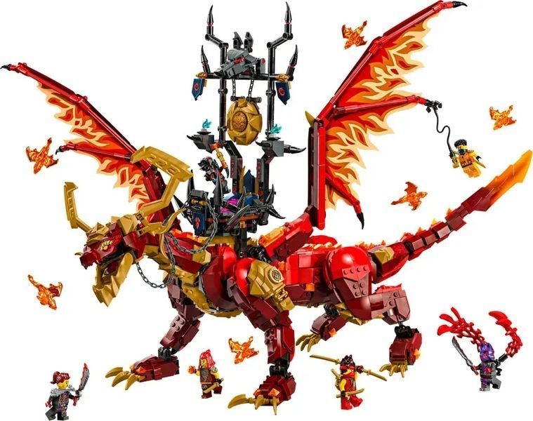 Блочный конструктор LEGO Ninjago Источник Дракон движения (71822) 613428 фото