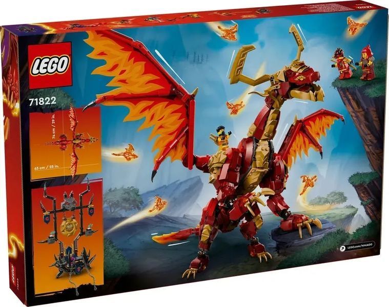Блочный конструктор LEGO Ninjago Источник Дракон движения (71822) 613428 фото