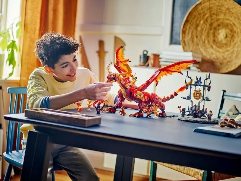 Блочный конструктор LEGO Ninjago Источник Дракон движения (71822) 613428 фото